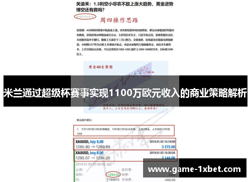 米兰通过超级杯赛事实现1100万欧元收入的商业策略解析